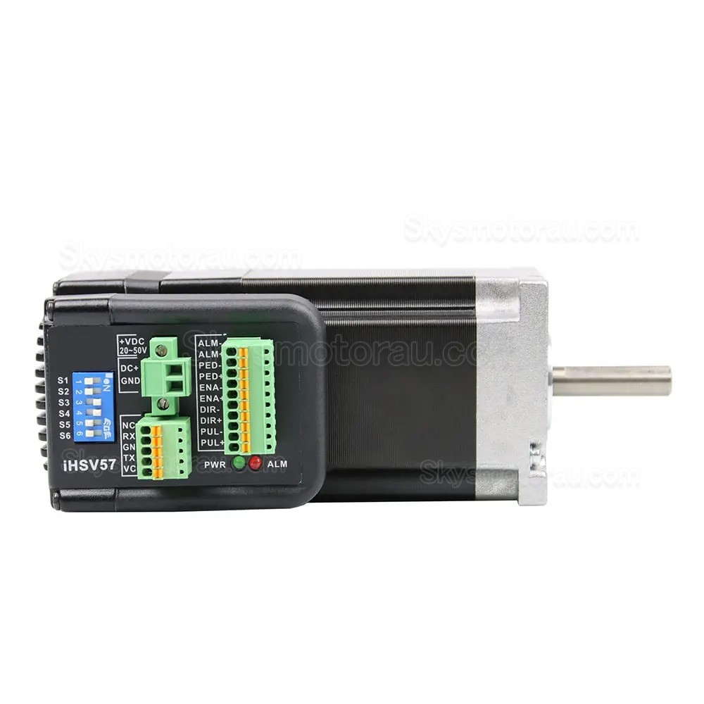Nema 23 60mm 36V 180W Integrated AC Servo Motor JMC iHSV57-30-18-36-01-BY 0.6N.m 3000RPM